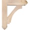 Ekena Millwork Imperial Arts and Crafts Smooth Bracket w/ Offset Brace, Douglas Fir, 7 1/2"W x 28"D x 32"H BKT0806X28X32IMP03SDF - alternate 4